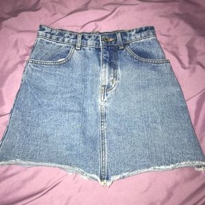 Brandy Melville Denim Skirt Medium Wash